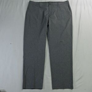 Ben Hogan 42‎ x 32 Gray Flat Front Straight Tech Golf Mens Dress Pants